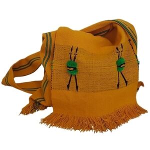 Fringed Boho Slouch Crossbody Bag